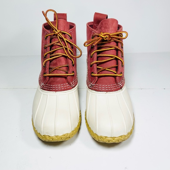 L.L. Bean Shoes Ll Bean Womens Duck Boots Size 7m Redwhite Usa Made